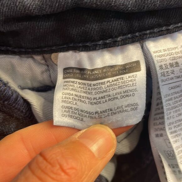 LEVI’S 511 woman’s dark blue jeans - Picture 10 of 16